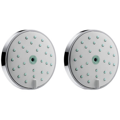 Larger image of Hansgrohe 2 x Body Jets - Air 100 Body Shower (Chrome & Grey).