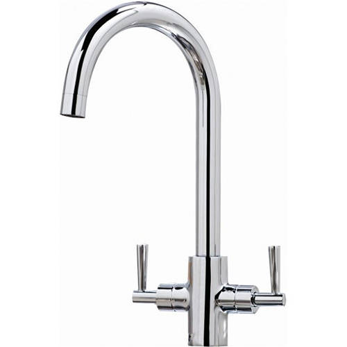 Larger image of Hydra Bruges Kitchen Tap With Swivel Spout (Chrome).