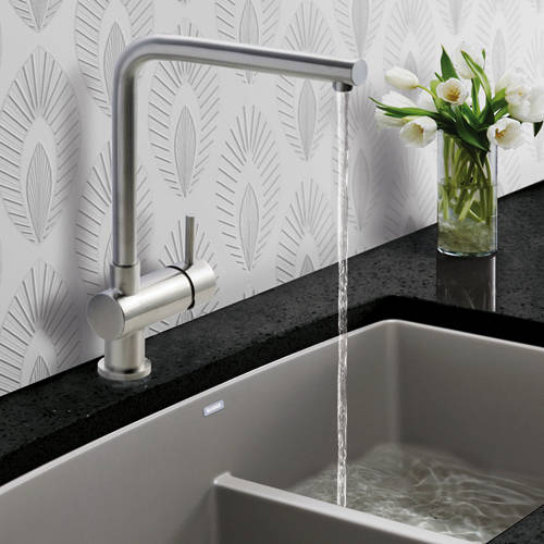Example image of JTP Kitchen Apco Kitchen Tap With Swivel Spout (Stainless Steel).
