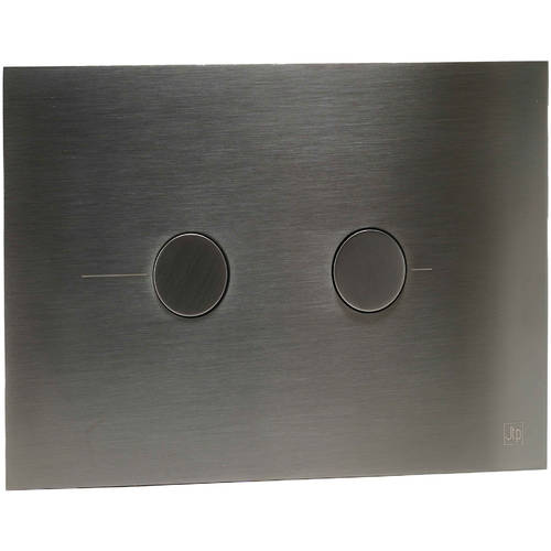 Larger image of JTP Vos Pneumatic Flush Plate Only (Brushed Black).