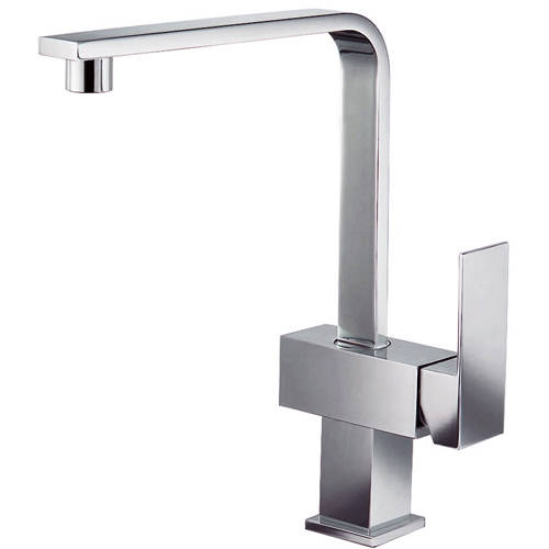 Larger image of JTP Kitchen Thames Kitchen Tap With Swivel Spout (Chrome).