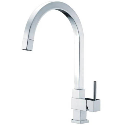 Larger image of JTP Kitchen Kubix Kitchen Tap With Pull Out Spray (Chrome).