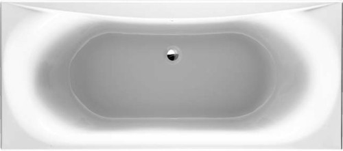 Larger image of Hydra Jubilee Double Ended Acrylic Bath With Legs. 1800x800mm.