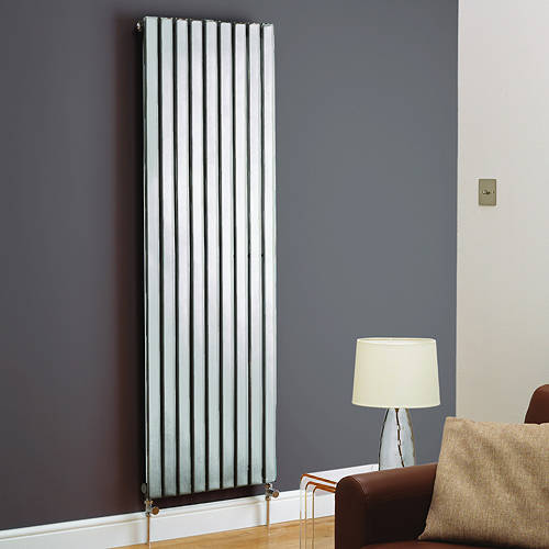Larger image of Kartell K-RAD Boston Vertical Radiator 550W x 1200H mm (Chrome).