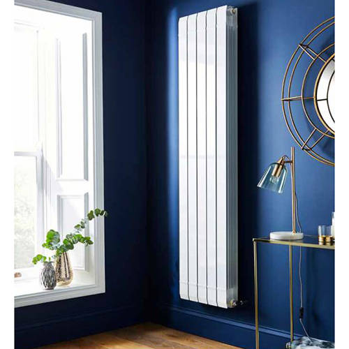 Larger image of Kartell K-RAD Vermont Aluminium Radiator 400W x 1870H mm (White).