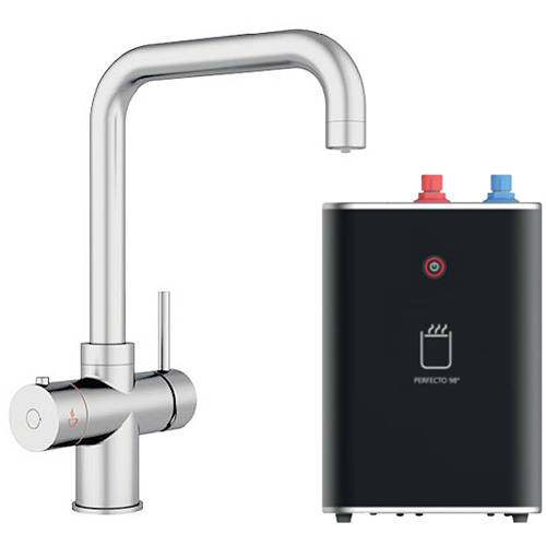 Larger image of Kedl Delta Classic 3 In 1 Boiling Water Kitchen Tap (Chrome, 2.4L).