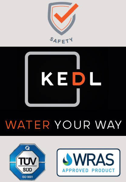 Example image of Kedl Delta Classic 3 In 1 Boiling Water Kitchen Tap (Matt Black, 2.4L).