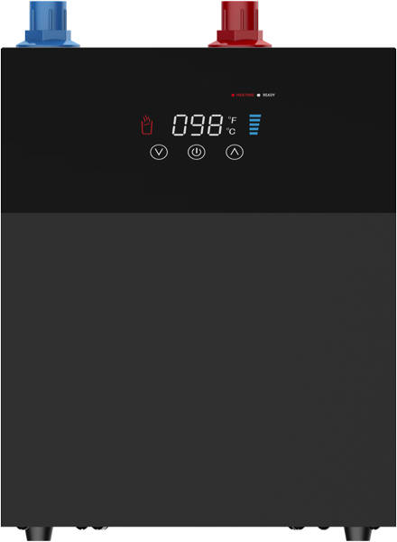 Example image of Kedl Delta Digital 3 In 1 Boiling Water Kitchen Tap (Gun Metal Grey, 4.0L).