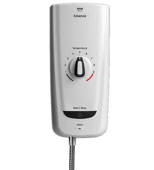 Example image of Mira Advance Electric Shower 8.7kW (White & Chrome).