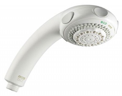 Larger image of Mira Logic Four Spray Power Shower Handset (White).