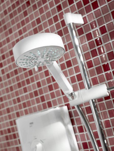 Example image of Mira Electric Showers Mira Sport 10.8kW in white & chrome.