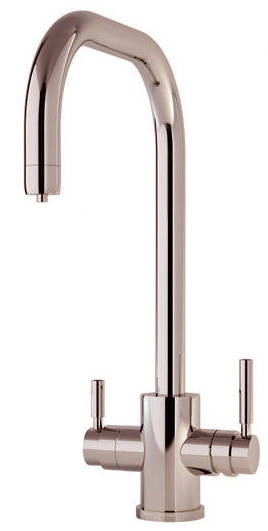 Larger image of Perrin & Rowe Phoenix 3n1 Boiling Water Kitchen Tap (Nickel, U Spout).