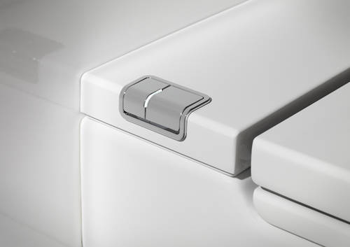 Example image of Roca In Tank Wall Hung Pan With Integrated Cistern & Seat (Solid Wall "I" Type).