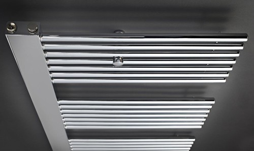 Example image of Hudson Reed Finesse Designer Towel Radiator. 1200x600 (Chrome).
