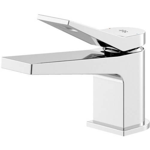 Larger image of HR Soar Mini Basin Mixer Tap With Lever Handle (Chrome).