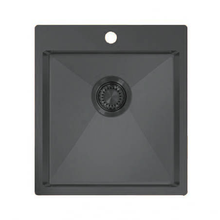 Larger image of UKINOX ColorX Flush Mount Kitchen Sink (450/505mm, Black).