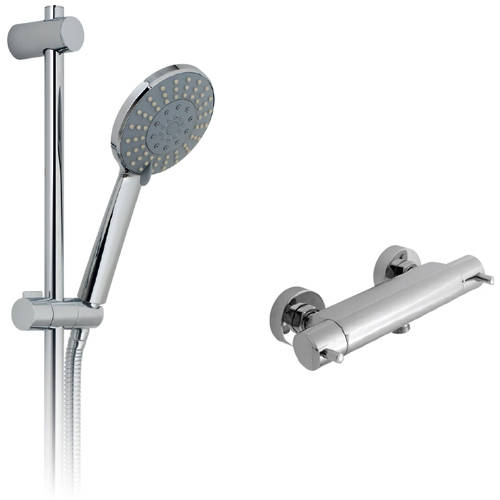 Larger image of Vado Shower Packs Celsius 1/2" Thermostatic Shower Pack (Chrome).