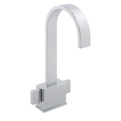 Larger image of Vado Geo 2 Handle Basin Mixer Tap (Chrome).