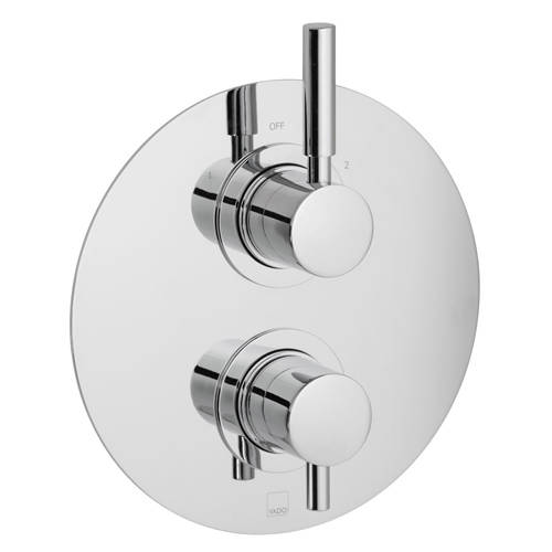 Larger image of Vado Origins Thermostatic Shower Valve With 2 Outlets (Chrome).