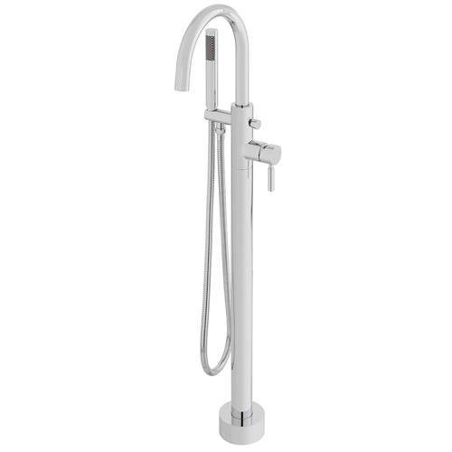 Larger image of Vado Origins Floor Standing Bath Shower Mixer Tap With Shower Kit (Chrome).