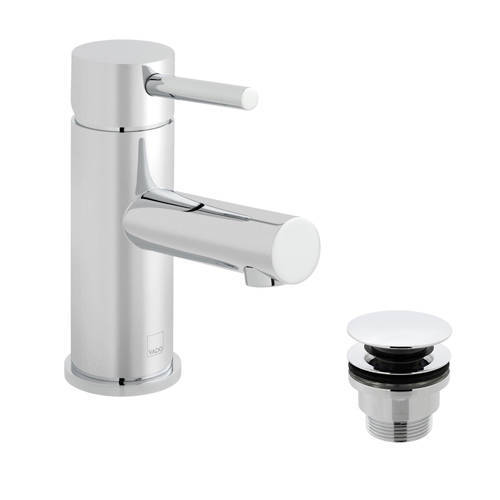 Larger image of Vado Zoo Mono Basin Mixer Tap With Universal Waste (Chrome).