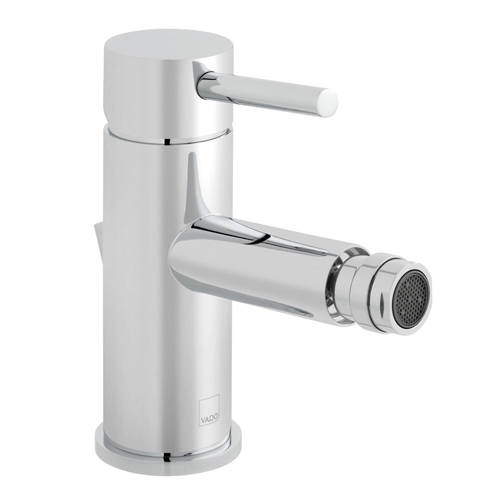 Larger image of Vado Zoo Mono Bidet Mixer Tap With Pop Up Waste (Chrome).