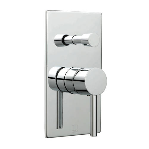 Larger image of Vado Zoo Manual Shower Valve With Diverter & 2 Outlets (Chrome).