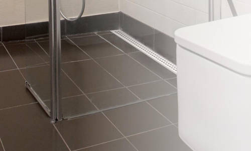 Example image of VDB Channel Drains Perfect Shower Channel, Wall Flange 700x35mm.