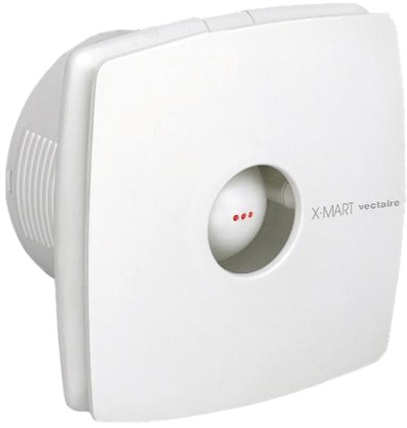 Larger image of Vectaire X-Mart Standard Extractor Fan. 100mm (White).