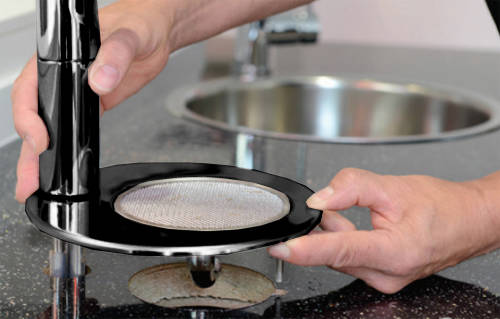 Example image of Zip Elite Filtered Chilled & Sparkling Tap & Integrated Font (Matt Black).